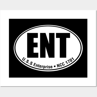 Enterprise Travel Sticker Posters and Art